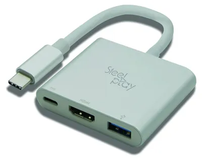 Productafbeelding van LEXIP X STEELPLAY Mini Dock, USB-C naar HDMI adapter/switch