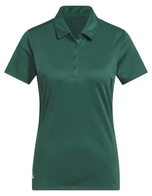 Zdjęcie produktu dla Koszulka polo damska adidas, krótki rękaw, gładka, kolor: zieleń akademicka