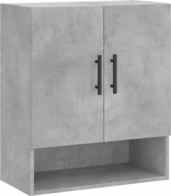 Immagine prodotto di vidaXL Armadio a muro grigio cemento 60x31x70 cm materiale a base di legno