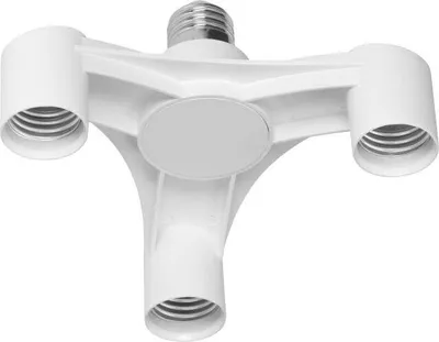 Immagine prodotto di Adattatore da E27 a 3xE27 VIRONE LH/E27/3XE27-18, bianco
