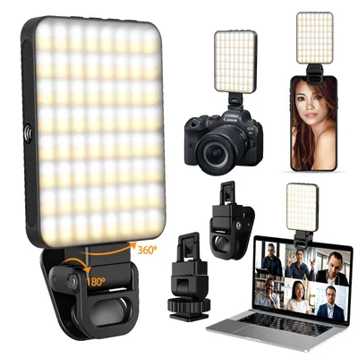 Produktbild von ZELURXX Magnetisches Fülllicht, Handy Licht, Kamera Licht, Selfie Lampe, 3 Farbmodi Licht, 2000mAh Licht, Live Lampe
