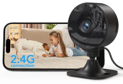 Image de Caméra de surveillance intérieure - Wifi - Full HD 1080p - Noir - Vision nocturne 10 m