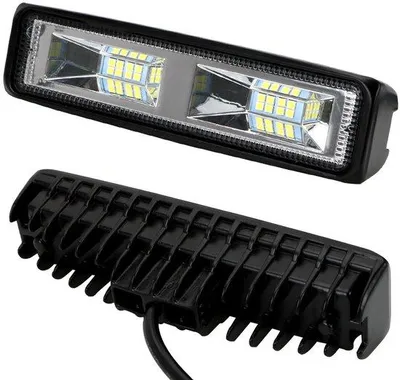 Produktbild von Zwei superleuchtende 10W 12V LED-Lampen, geeignet für Geländefahrzeuge, Autos, Motorräder, Boote, Traktoren, Wohnmobile und Freizeitfahrzeuge. Ohne Batterien erforderlich.