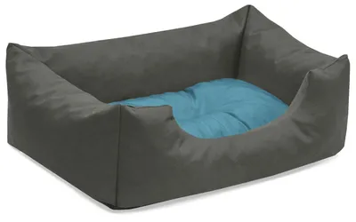 Obrázek produktu pro Pelíšek pro psy MIMI, pohovka pro psy, polštář pro psy,(S) cca 55x40x17cm, BLUE-ROCK (šedomodrý)