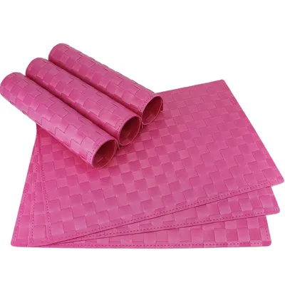 Produktbild von Tischset MODERN pink 6er Tischunterlage als Tischdeko