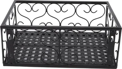 Obrázok produktu pre Balkónový kvetináč stojan na hrúbku železa Dekoratívne zábradlie na terasu s držiakmi na parapet použiteľný na 6,5 cm/2,6 palca zábradlia