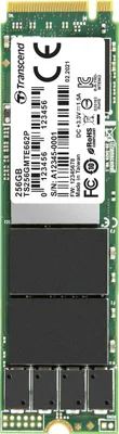 Immagine prodotto di Transcend MTE662P M.2 256 GB PCI Express 3.1 NVMe 3D NAND (TS256GMTE662P)