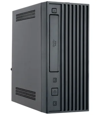 Produktbild von Chieftec BT-04B-U3-250VS, Mini Tower, PC, Schwarz, Mini-ITX, Aluminium, 7 cm