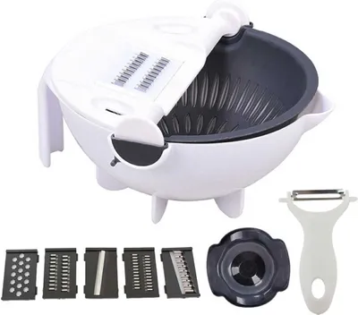 Zdjęcie produktu dla Ag693 Szatkownica Do Warzyw Z Miską