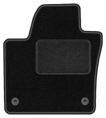 Produktbild von Fahrermatte Velours für Volkswagen Sharan II 2010- (Minivan) – 1-tlg, Schwarz, passgenau – Wielganizator LUX – Ausführung W0021