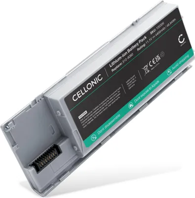 Immagine prodotto di CELLONIC 1x Batteria per PC portatile Compatibile con Dell Latitude D620, Latitude D630, PP18L, JD605 – (4400mAh, 11.1V)
