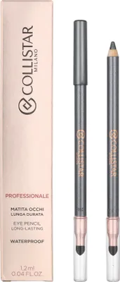 Obrázok produktu pre Collistar Professional, Kohl, Ceruzka, Šedá, Acciaio, 24 h, HYDROGENATED POLYISOBUTENE, TRIMETHYLSILOXYSILICATE, ISODODECANE, SYNTHETIC WAX, POLYBUTENE, MICA,...