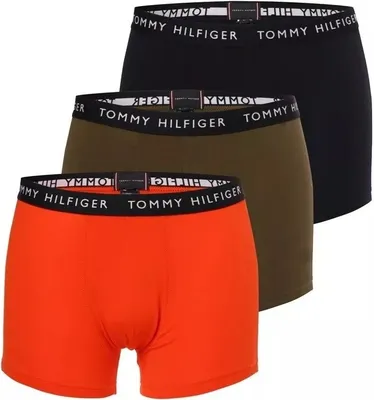 Obrázek produktu pro Tommy Hilfiger 3-Pack Essential Logo Pánské boxerky UM04M02203 Velikost S