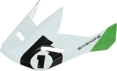 Produktbild von SixSixOne Helmschirm Rage , Schwarz Grün
