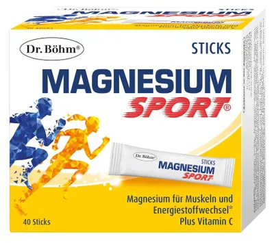 Zdjęcie produktu dla Dr Böhm Magnesium Sport Sticks, 40 szt. Bezpośrednie granulki
