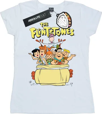 Obrázok produktu pre The Flintstones - Dámske tričko "The Ride" BI20467 (XL) (White)