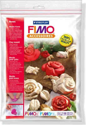Produktbild von Fimo mould Rosen 7 Motive ca. 7x7cm