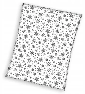 Produktbild von Carbotex Coral Flanell Decke Winter Schneeflocken