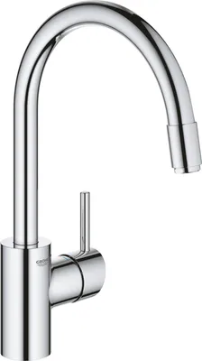Image de GROHE Concetto Mitigeur monocommandé pour évier, saillie 215mm, haut, extractible, orientable, Easy Docking Function, 32663003