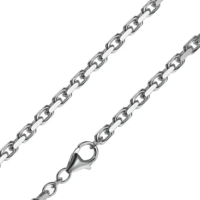 trendor 08632 Silberkette für Herren Ankerkette 4,5 mm breit 1