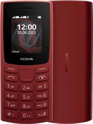 Zdjęcie produktu dla Telefon komórkowy Nokia 105 w kolorze czerwonym Dual SIM 1000 mAh, 1,8 cala