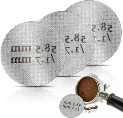 Obrázok produktu pre Kávový filter 58 mm z nehrdzavejúcej ocele, hrúbka 1,7 mm, na opakované použitie