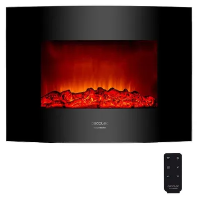 Imagen del producto de Chimenea eléctrica - 2000 W - 53 cm (22 pulgadas) - Negra
