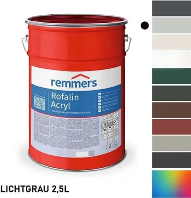 Produktbild von Remmers Rofalin Acryl - 2.5 Ltr (Lichtgrau)