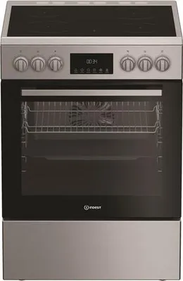 Image de Cuisinière vitrocéramique 72l 3 feux - Indesit - I6V5LCX -