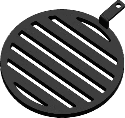 Produktbild von Kaminrost / Ascherost Ø 180x10mm passend für Hark **