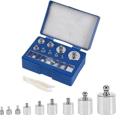 Immagine prodotto di Set di pesi per gioielli - 17 pezzi - 211 g - Calibrazione precisa - Grammi - 10 mg-100 g
