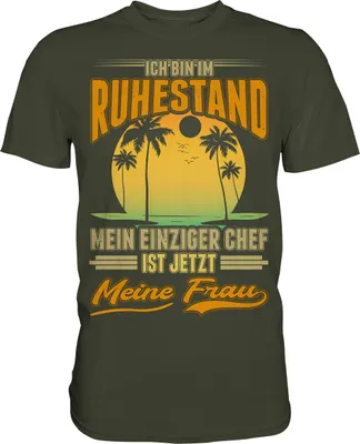 Produktbild von Rentner Ruhestand Geschenk zur Rente Pension T-Shirt – Urban Khaki / XL