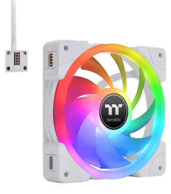 Obrázek produktu pro Thermaltake SWAFAN EX12, Ventilátor, 12 cm, 500 ot/min, 2000 ot/min, Bílá