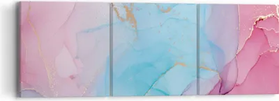 Produktbild von Bild auf Leinwand - Leinwandbild - 3 Teile - Marmor Rosa Türkis - 90x30cm - Wand Bild - Wanddeko - Wandbilder - Leinwanddruck - Bilder - Wanddekoration - Leinwand bilder - Wandbild - CA90x30-4600