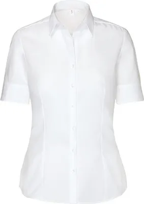 Produktbild von Seidensticker CITY-BLUSE Damen Bluse Kurzarm Kent Regular Weiß 40