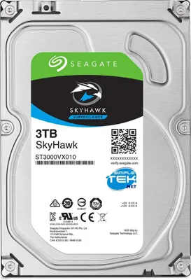 Immagine prodotto di Seagate Skyhawk Hard Disk Hdd 3tb 3000gb Sata 3,5" Dvr Nvr Computer Server Pc