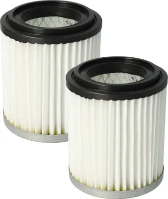 Produktbild von vhbw 2x Staubsaugerfilter kompatibel mit Grafner 20 L - A 17307 / 17534, 20l A15743 Aschesauger - HEPA-Filter Weiß