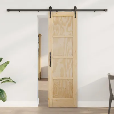 Produktbild von Möbel Schiebetür ORKDAL Natur 61 x 198,5 cm Massives KiefernholzHaustüren - Haustüren c6277