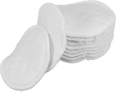 Produktbild von Famanu Stillpads - Komfortable, waschbare Borstkompressen - 12 x 12 cm - Weiß