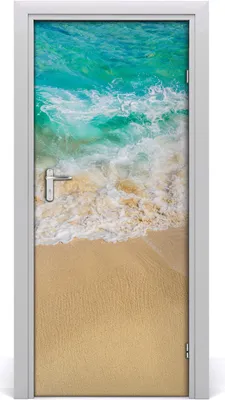 Produktbild von Tulup Türaufkleber 85x205 cm Dekorative Aufkleber Selbstklebend Wasserdichte Tapete Abnehmbar Schlafzimmer Wohnzimmer Wohnkultur - Der Strand und das Meer