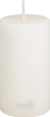 Produktbild von Sovie CANDLES Stumpenkerze in Creme Ø 50 mm x H 100 mm, Brenndauer 28 Std. - 12 Stück
