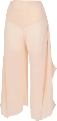 Produktbild von Palazzohose, Weite Boho Sommerhose, Weiter Hosenrock - Pfirsich, Damen, Creme-weiß, Viskose, Größe: L