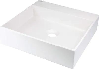 Obrázok produktu pre Umývadlo na žulovej doske s priestorom na batériu - 400x400 mm