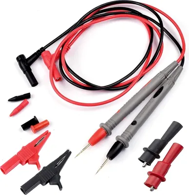 Produktbild von Messleitungen für Multimeter Set, Prüfsonden, Krokodilklemmen, Messspitzen für Multimeter