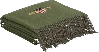 Produktbild von GANT ARCHIVE SHIELD Tagesdecke Farbe Warm Surplus Green Größe 130x180