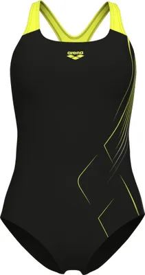 Produktbild von Arena DIVE SWIMSUIT SWIMSUIT Damen BLACK-SOFT GREEN 40