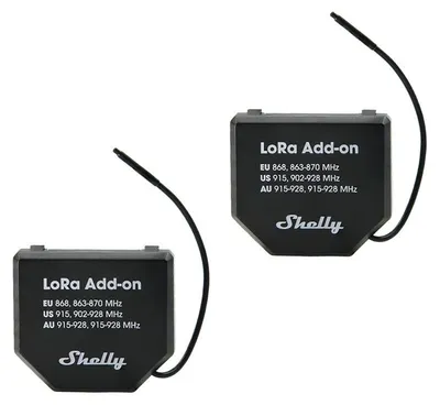 Immagine prodotto di Shelly · Montaggio a incasso · "Modulo LoRa" · Confezione da 2