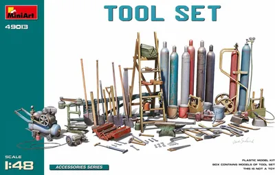 Produktbild von MiniArt 1:48 Werkzeugsatz