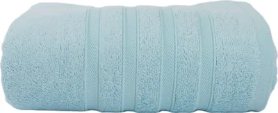 Produktbild von Saunatuch 70x200 cm Baumwolle Weich Soft Frottee Unifarben Saugfähig Saunatücher, Farbe:hellblau