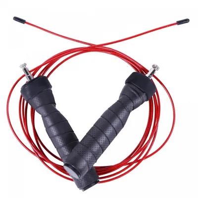 Immagine prodotto di Gorilla Sports corda per saltare nera/rossa + borsa e pesi